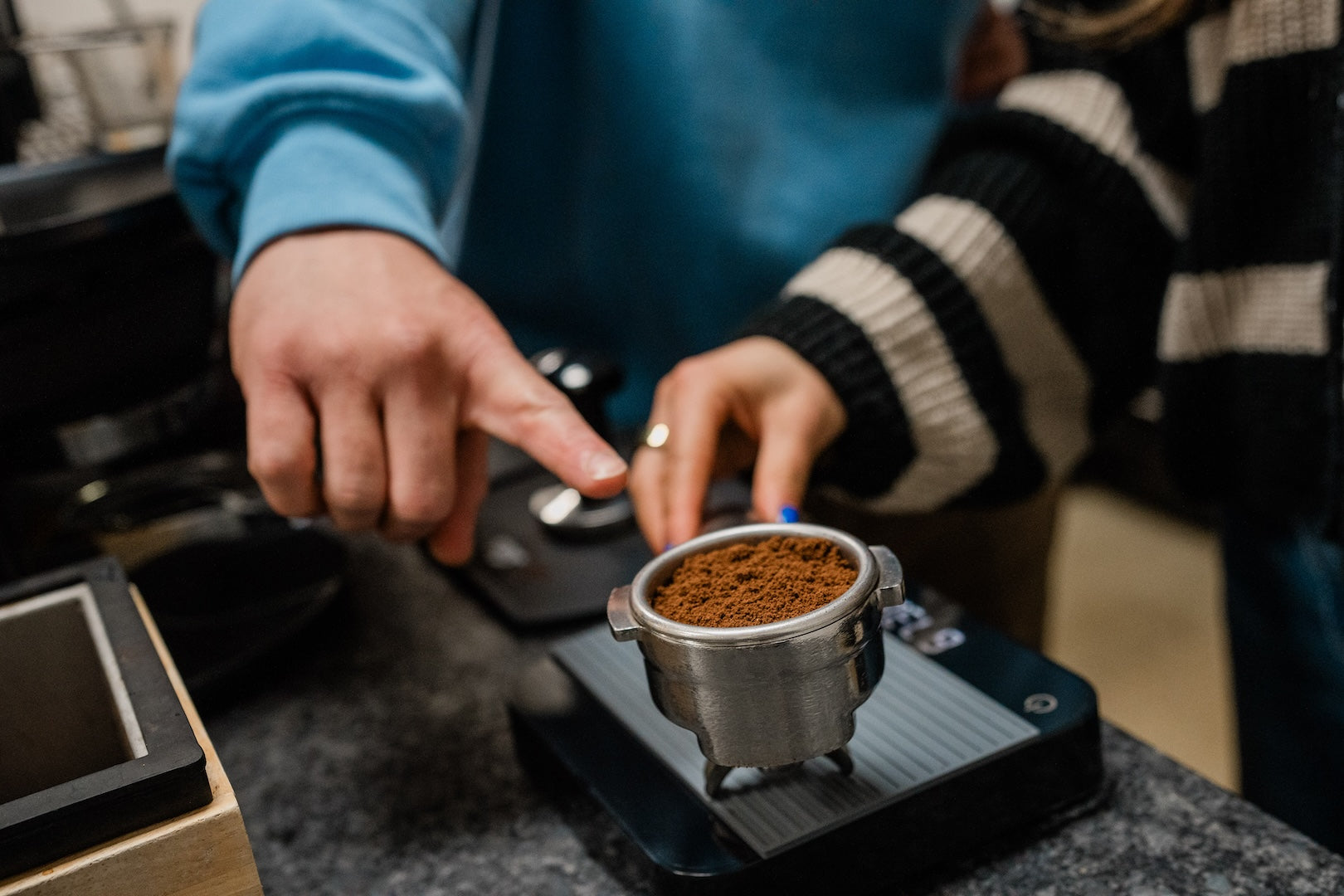 Atomic Coffee Roasters espresso preparation
